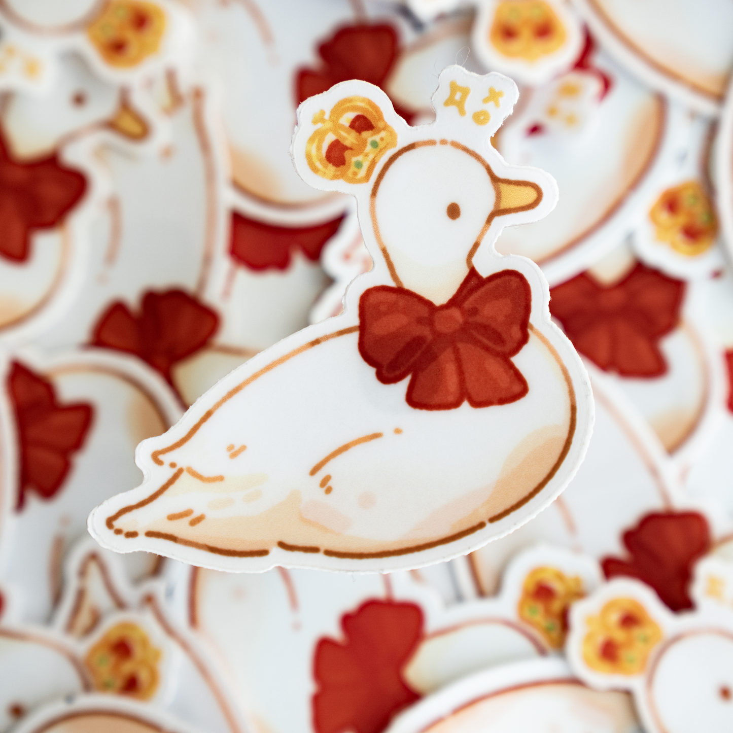 Duck King Sticker