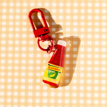 Load image into Gallery viewer, Banana Ketchup Acrylic Condiment Charm