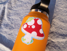 Load image into Gallery viewer, Frog on a Mushroom Sticker