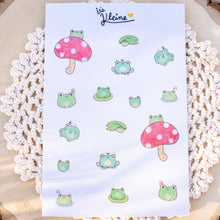 Load image into Gallery viewer, Tiny Frog Sticker Sheet