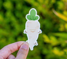 Load image into Gallery viewer, Daikon Radish Die Cut Sticker