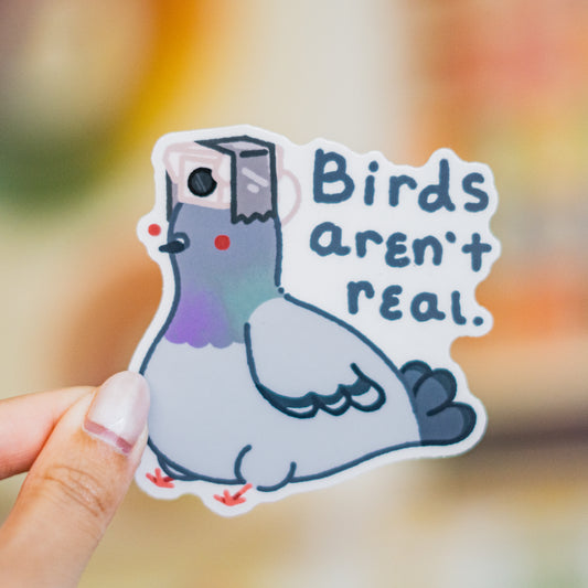 Birds Aren't Real Die Cut Sticker