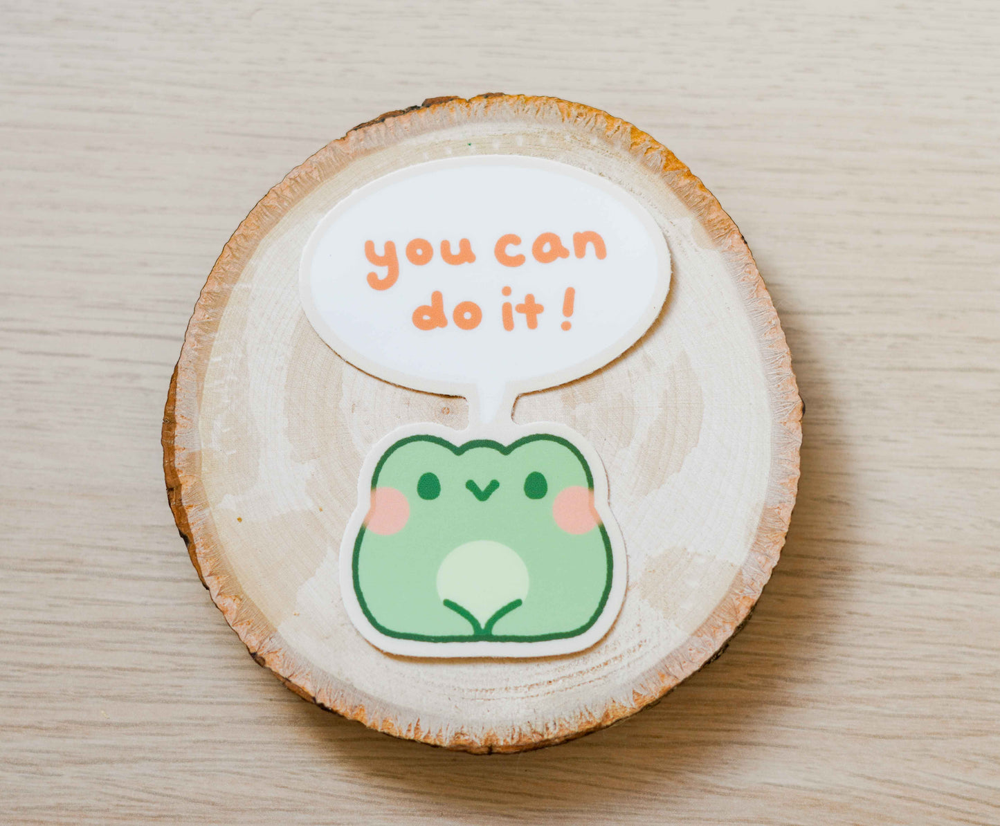 "You Can Do it" Froggy Sticker