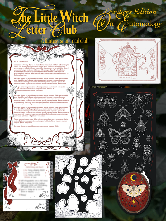 The Little Witch Letter Club [October Edition: On Entomology]