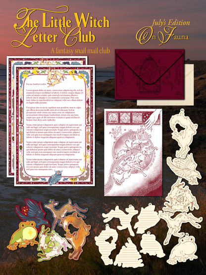 The Little Witch Letter Club [July's Edition: On Fauna]