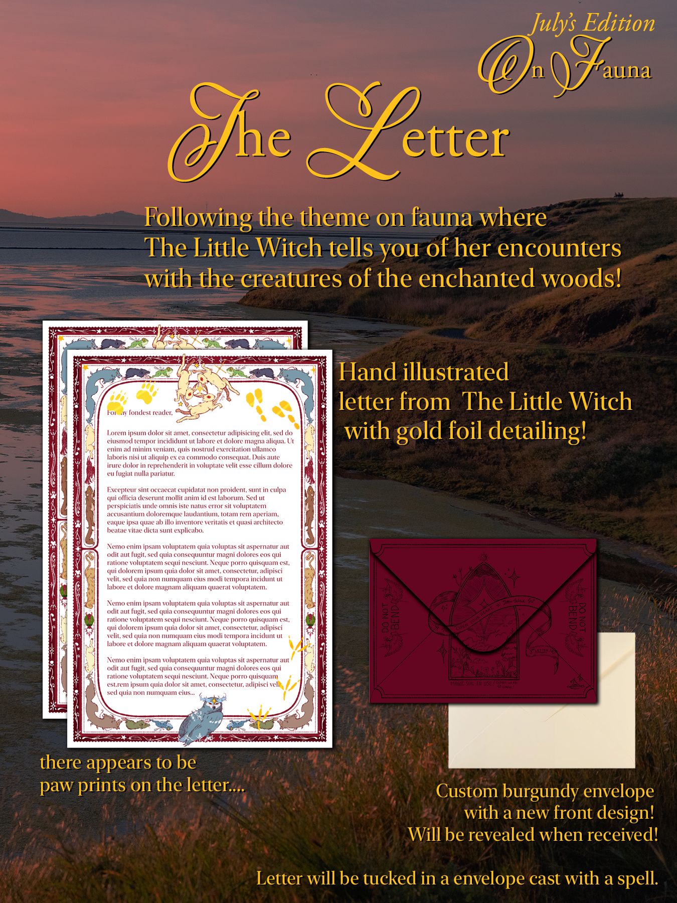 The Little Witch Letter Club [July's Edition: On Fauna]