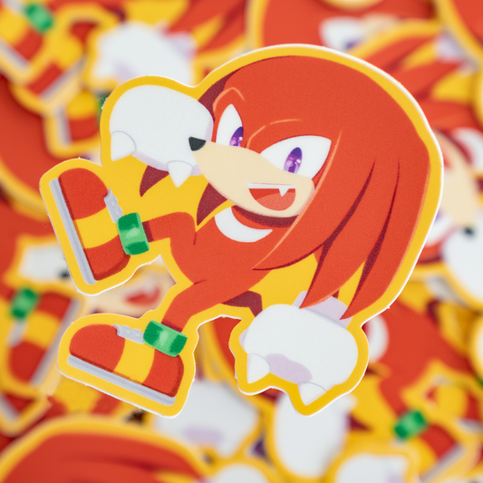 Knuckles The Echidna Sticker