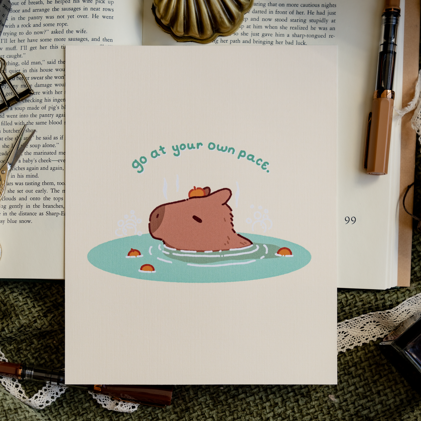 Capybara 8x10 Large Print