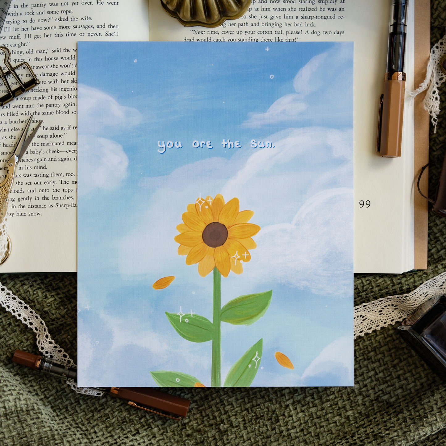 Sunflower 8x10 Large Print