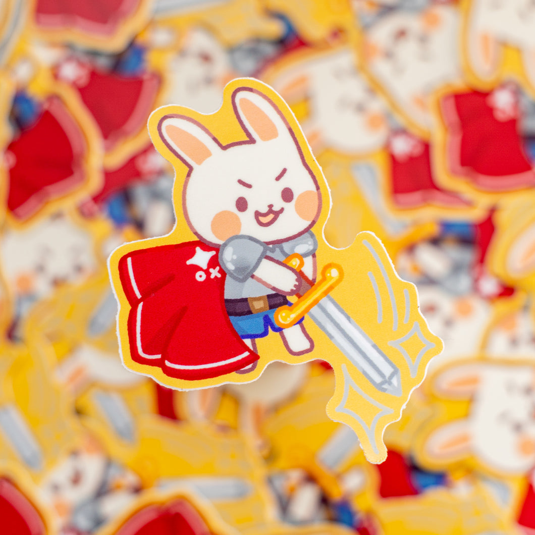 Knight Rabbit Sticker