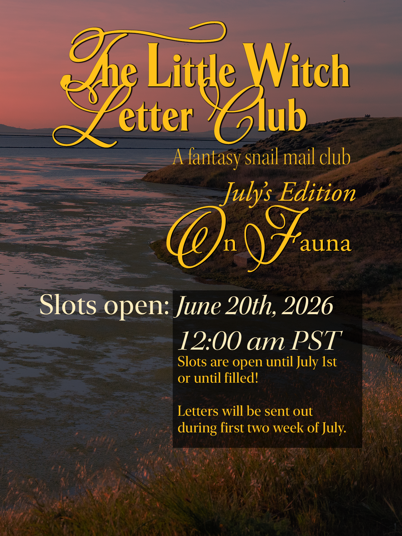 The Little Witch Letter Club [July's Edition: On Fauna]