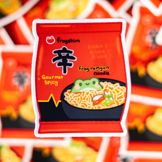 Froggy Instant Ramen Sticker