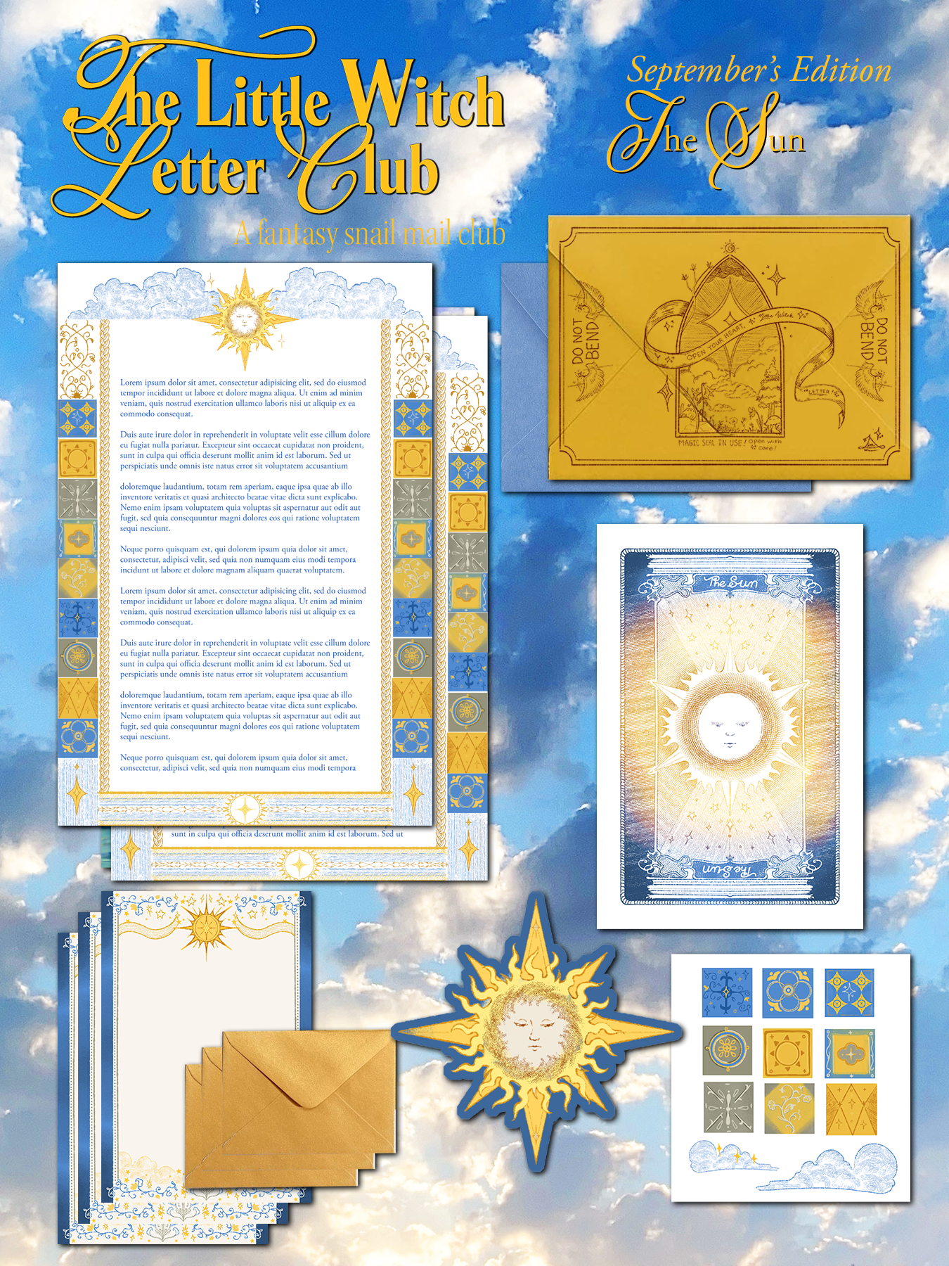 The Little Witch Letter Club [September Edition: The Sun]