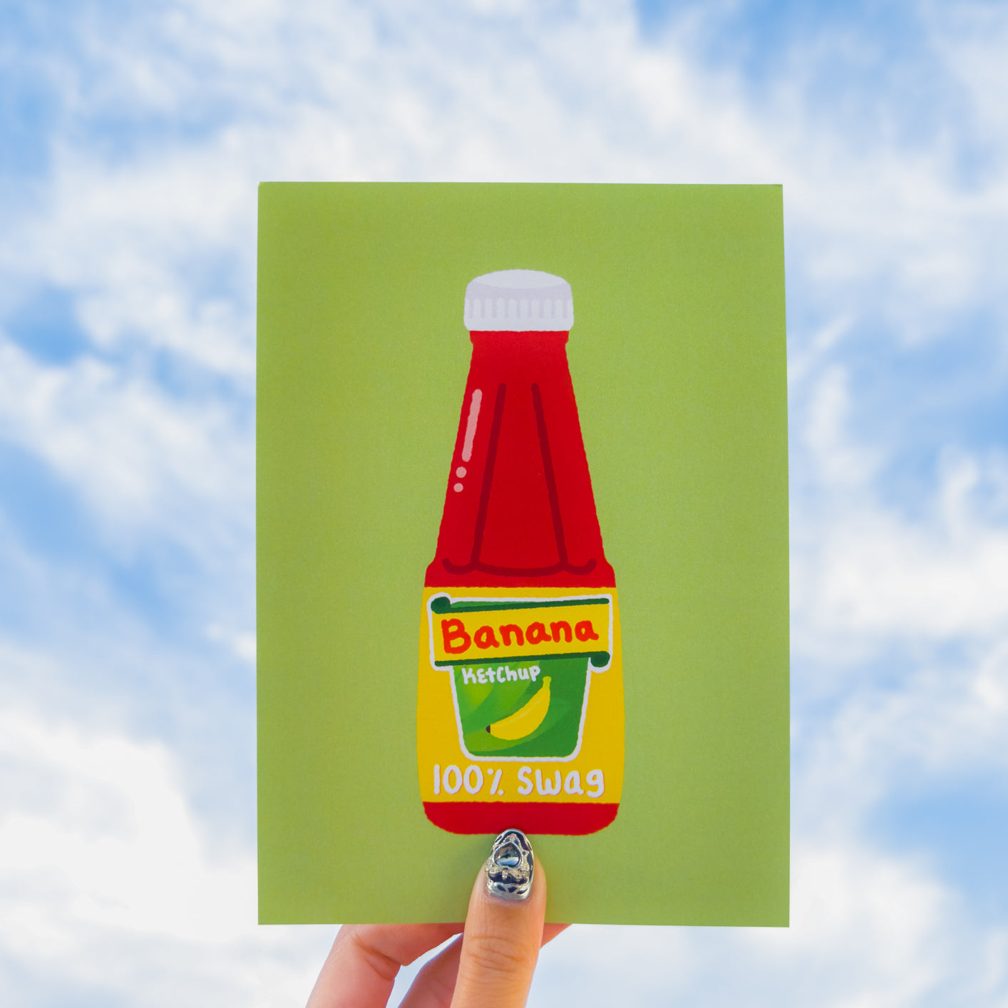 Banana Ketchup Print