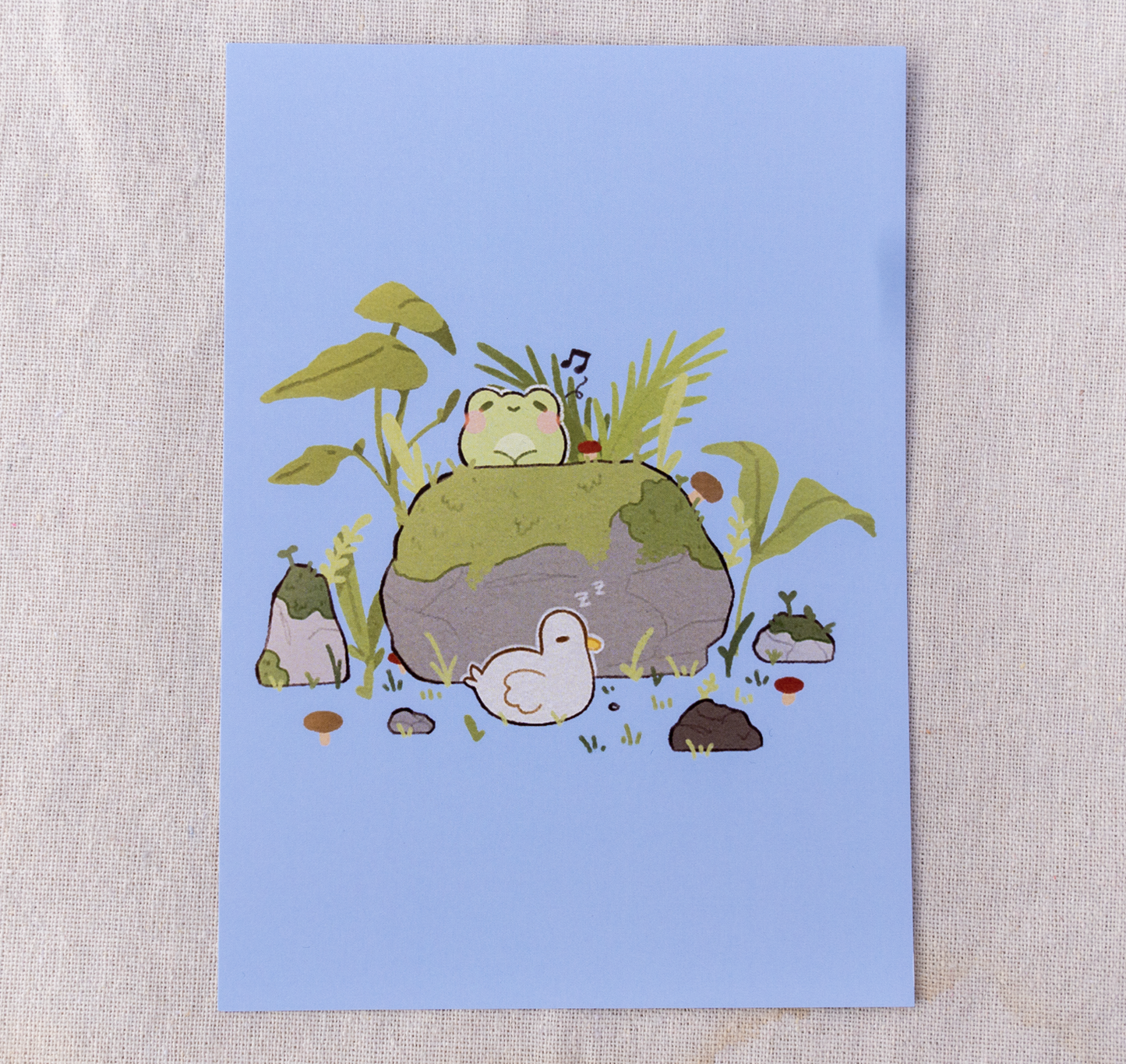 Froggy Nap Time Print