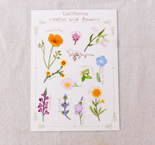 Load image into Gallery viewer, California Native Flowers Print
