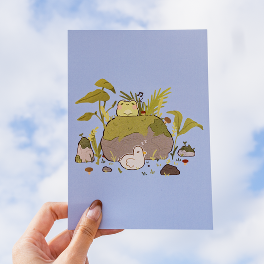 Froggy Nap Time Print