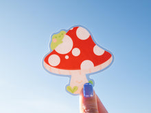 Load image into Gallery viewer, Frog on a Mushroom Sticker
