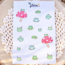 Load image into Gallery viewer, Tiny Frog Sticker Sheet
