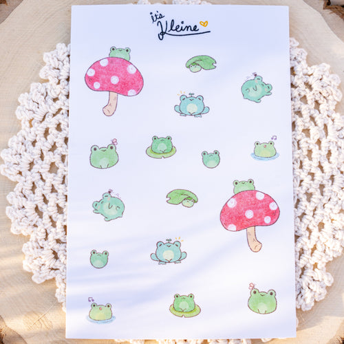 Frog Stickers Sheet, Buy Frog Stickers Online