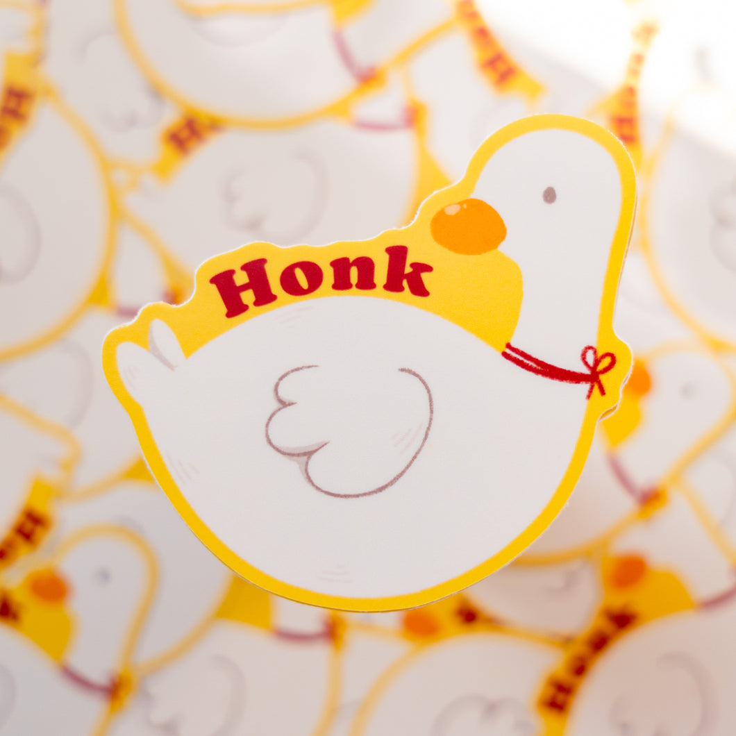 Goose Honk Die Cut Sticker