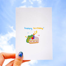 Load image into Gallery viewer, Happy Birthday Froggy Card
