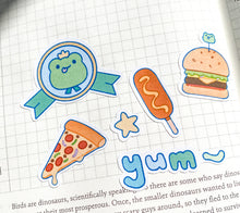 Load image into Gallery viewer, Fast Food Froggy Sticker Sheet
