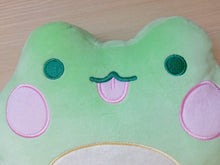 Load image into Gallery viewer, Large Frog Plushie
